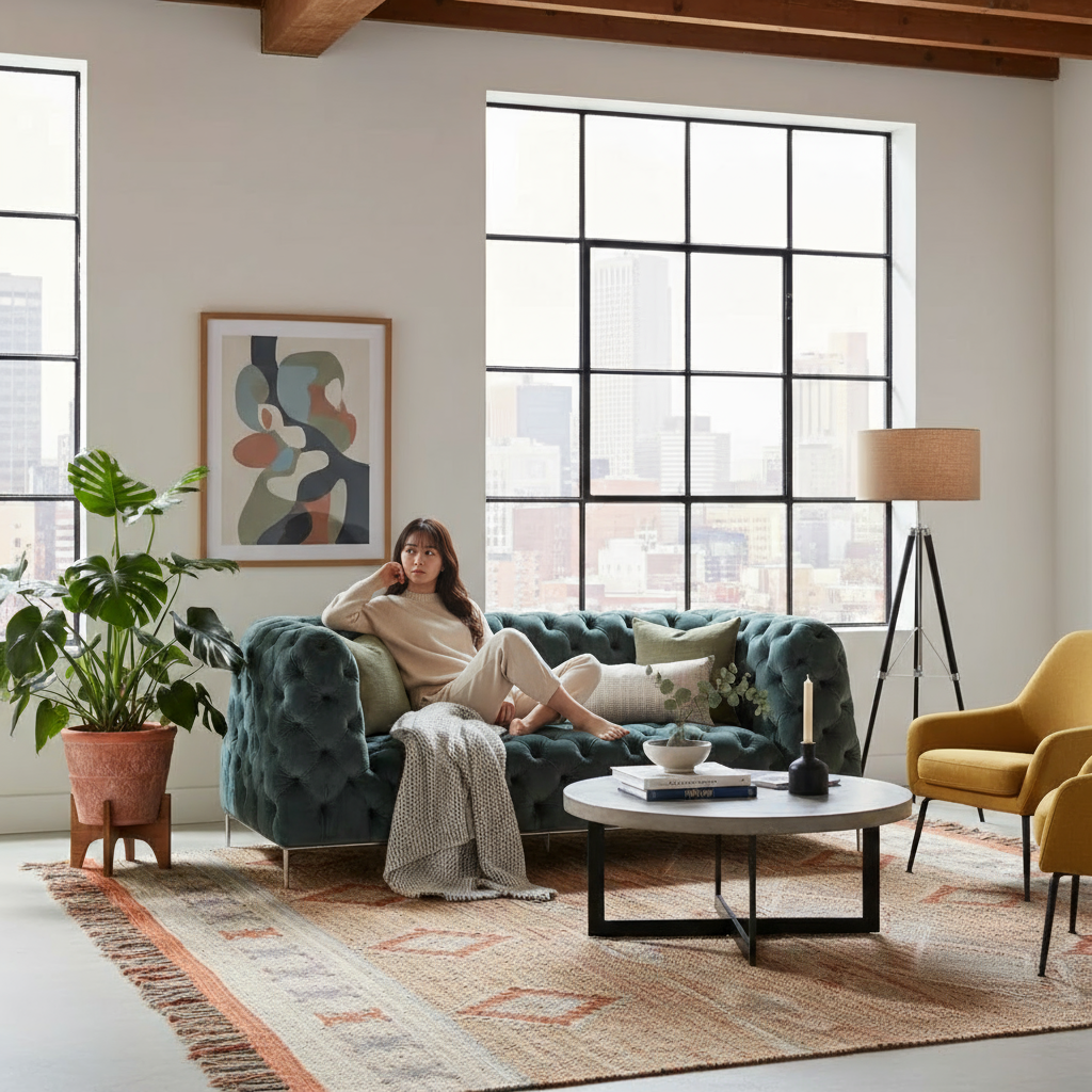 ENT SOFA 2.5P DARK GREYISH NAVY