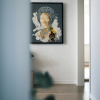 UNTITLED Portrait work (Elizabeth II) contemporary painting art