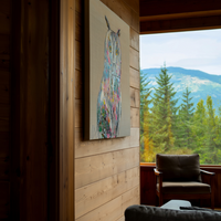 Owl contemporary painting art