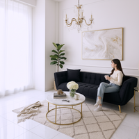 Eclipse Sofa 2P Black