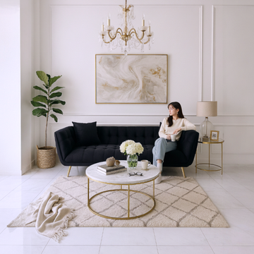 Eclipse Sofa 2P Black