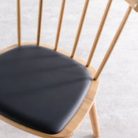 BRASS LEATHER CUSHION CHAIR【2脚セット】